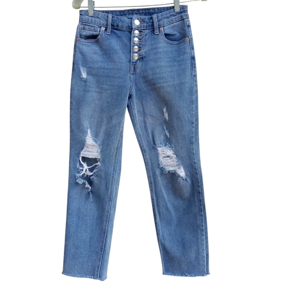 Wild Fable distressed button fly jeans sz 2
